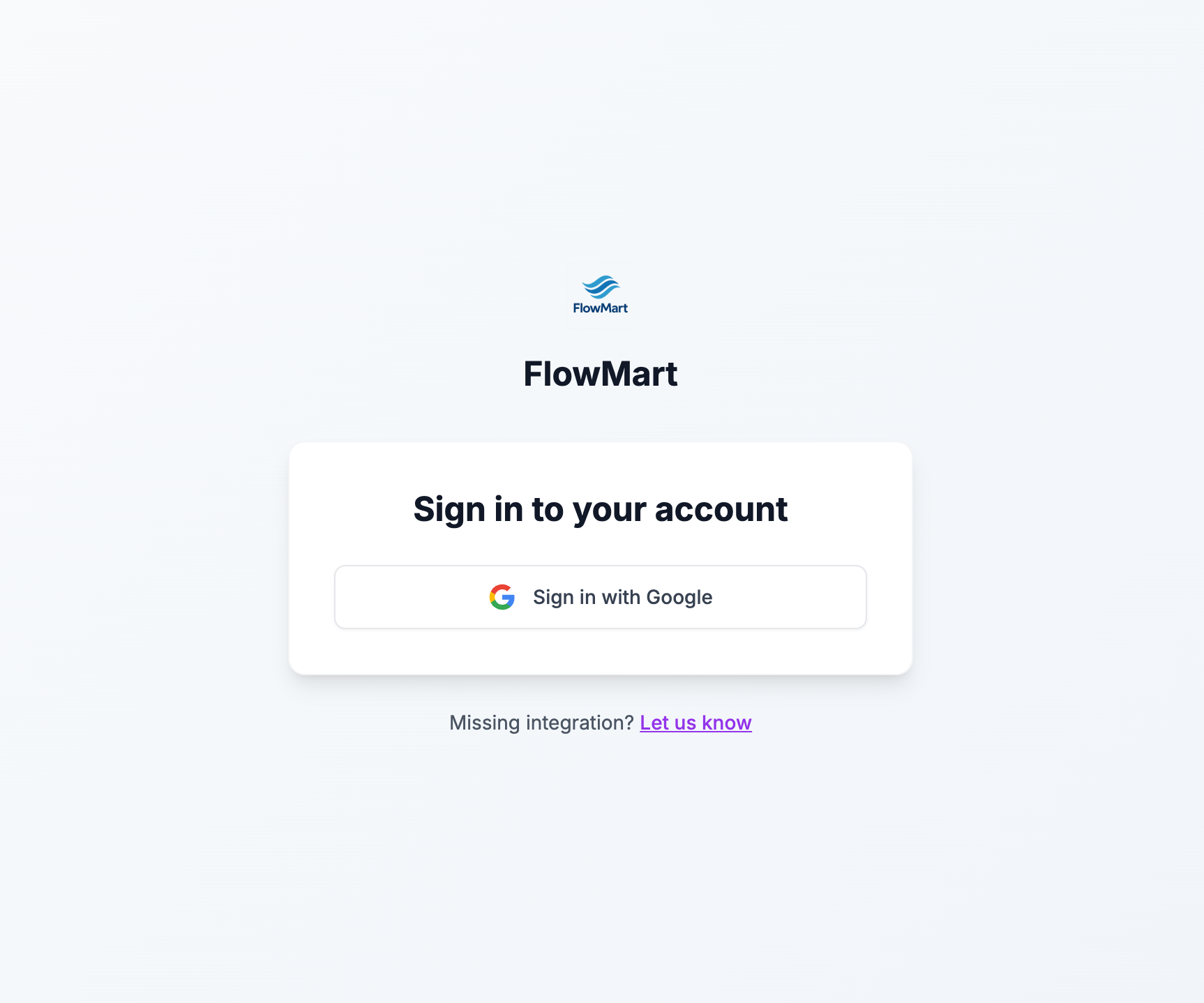 Google authentication